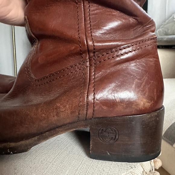 Gucci by Tom Ford leather Men’s boots 43.5 E - Picture 2 of 5